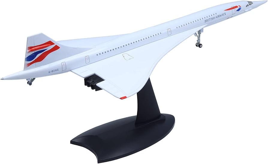 Amazon.co.jp: Udnorbay 1/200スケール イギリス航空 コンコルド飛行機