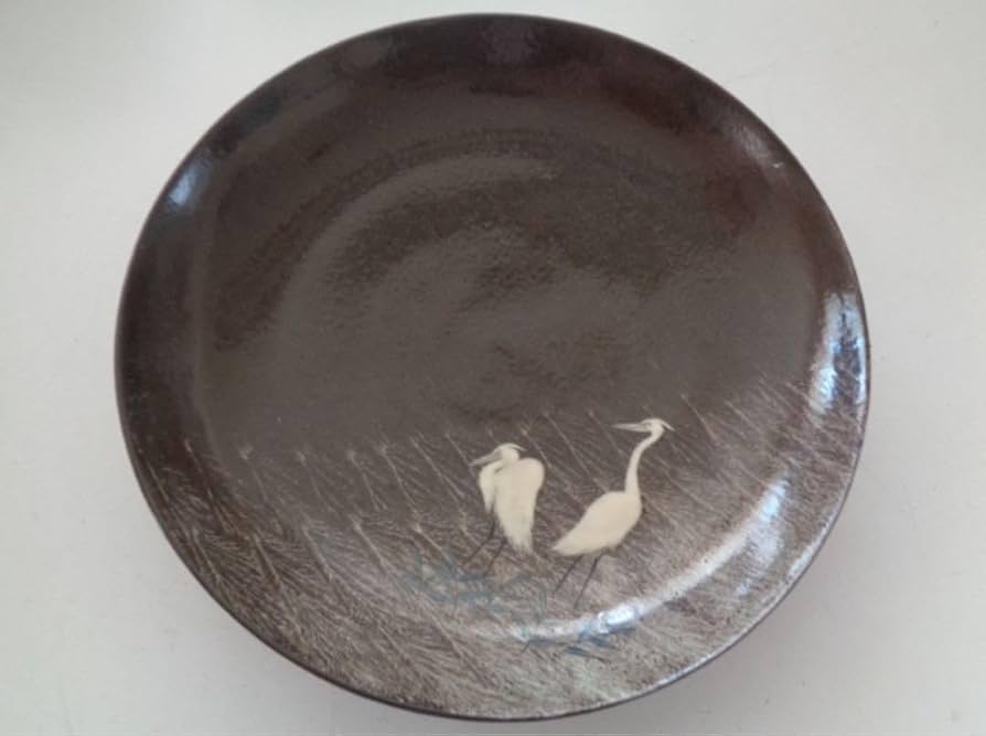 現川焼 13代 横石臥牛 作 菓子鉢 飾り鉢 臥牛窯 現川焼 13代 横石臥牛