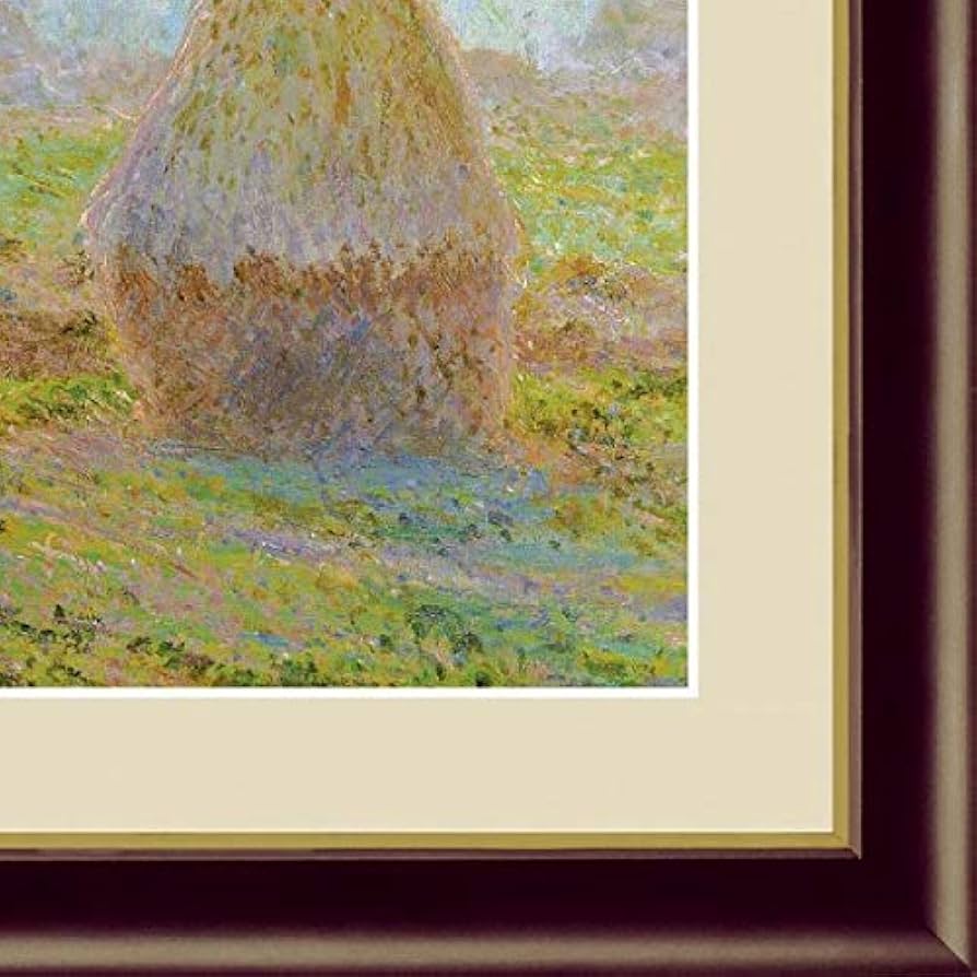 クロード・モネ 【 ジヴェルニーの積みわら 】 高級画集画