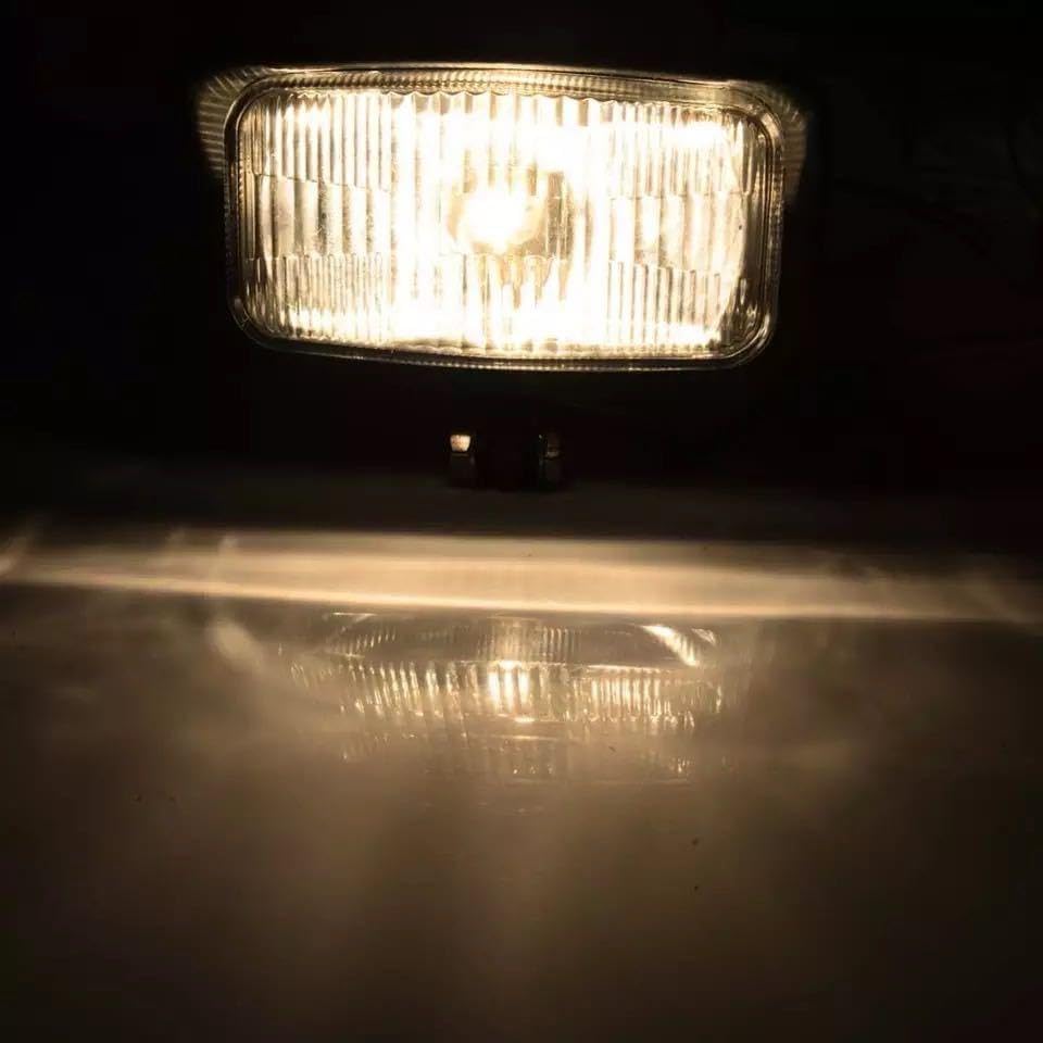 汎用 スクエア ヘッドライト 2個セット ビンテージ チョッパー ハーレ