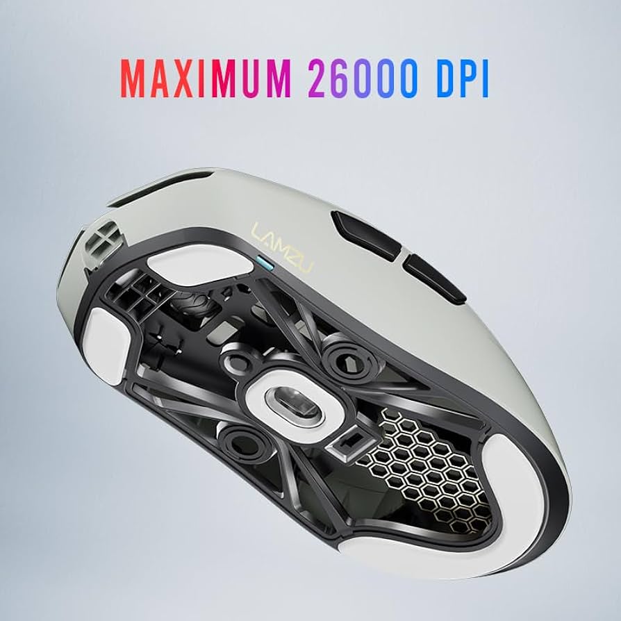 Amazon.co.jp: Lamzu Maya ゲーミングマウス Cloud Grey ワイヤレス