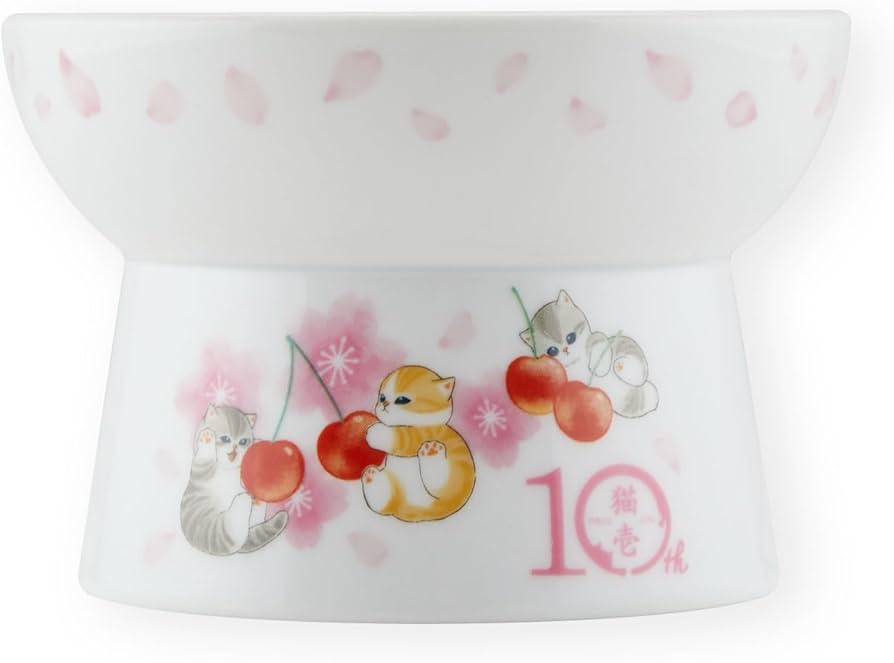 Amazon | 猫壱 猫用 脚付フードボウル レギュラーmofusand ホワイト f