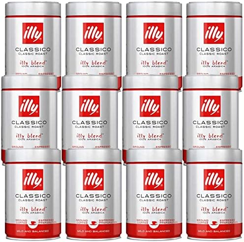 イリーブレンド エスプレッソ ダークロースト インテンソ 粉 250g ×6缶