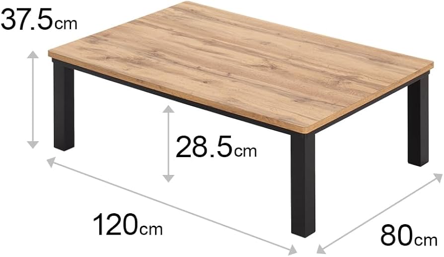 おおたけ 木製カジュアルこたつ 120×80cm EK-WVT126(NA)おおたけ 木製