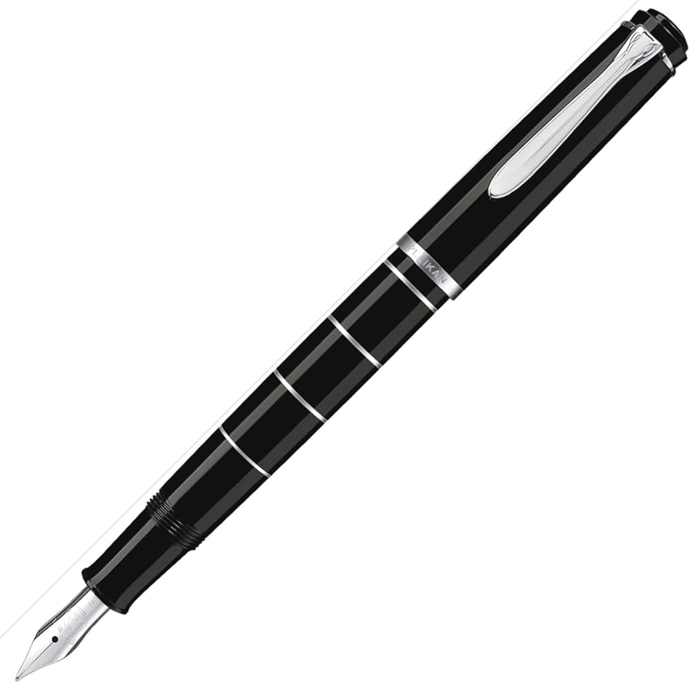 Amazon | PELIKAN ペリカン 万年筆 EF 極細字 クラシック ブラック