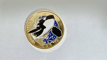 Amazon.co.jp: 鴨川シーワールド シャチ 記念メダル 茶平工業 : 文房具