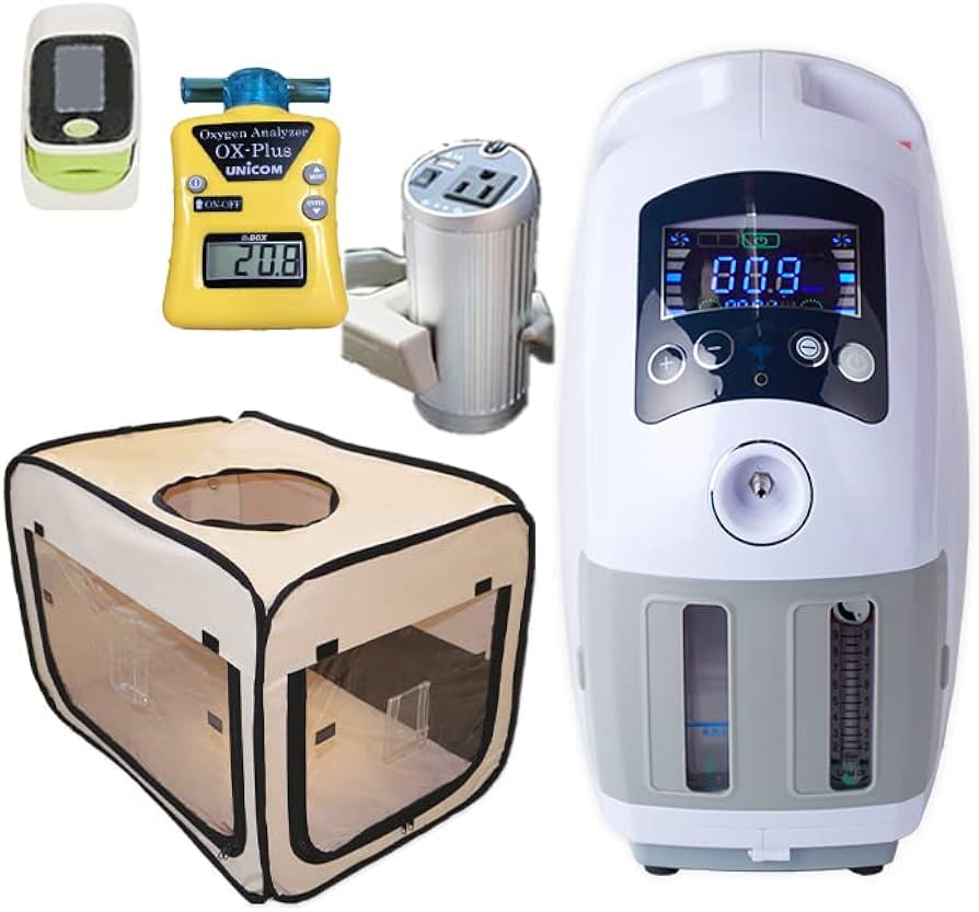 ペット用酸素3点セット（オキシランドZ－7000A+ペット・オキシ・ホテル