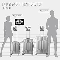 Amazon | [レジェンドウォーカー] スーツケース (軽量アルミ製
