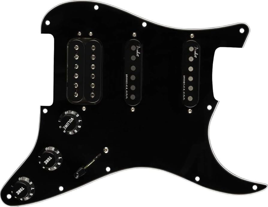 Amazon.co.jp: Fender ギターパーツ Pre-Wired Strat Pickguard