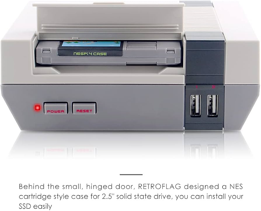 Amazon.com: GeeekPi RETROFLAG NESPi 4 Case, with SSD CASE,USB-C