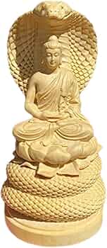 ♥本尊 釈迦像 豆仏 5体 展示台 共箱付き お釈迦様 仏像 観音