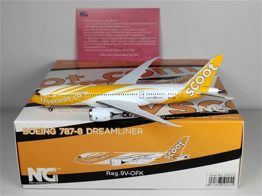 Amazon.com: Hobby-Ace NG Models for Scoot for Boeing B787-8 9V-OFK