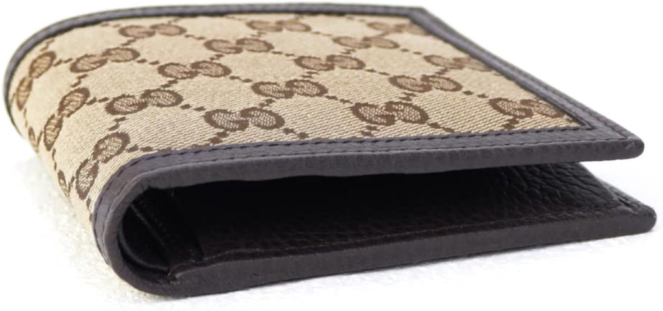 Amazon.co.jp: [グッチ] 財布 二つ折り メンズ ベージュ ダーク