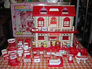 Amazon.co.jp: レトロ 90年代 キティちゃん ドールハウスDX