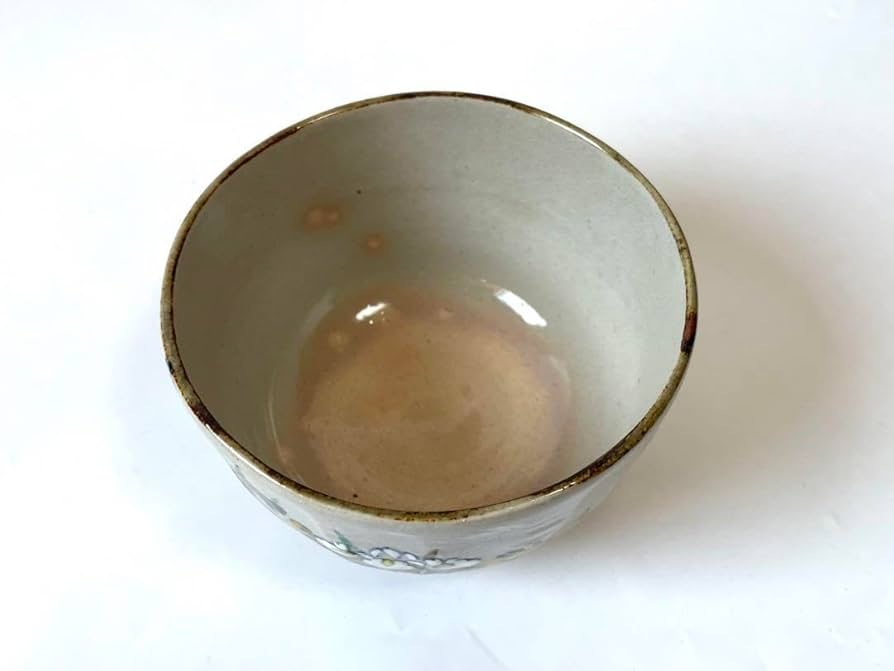 Amazon.co.jp: 茶道具 杣山焼 南口閑粋 乾山写 色絵 金彩 八ツ橋 茶碗