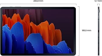 Samsung Galaxy Tab S7+, Android Tablet mit Stift, 5G, 3 Kameras