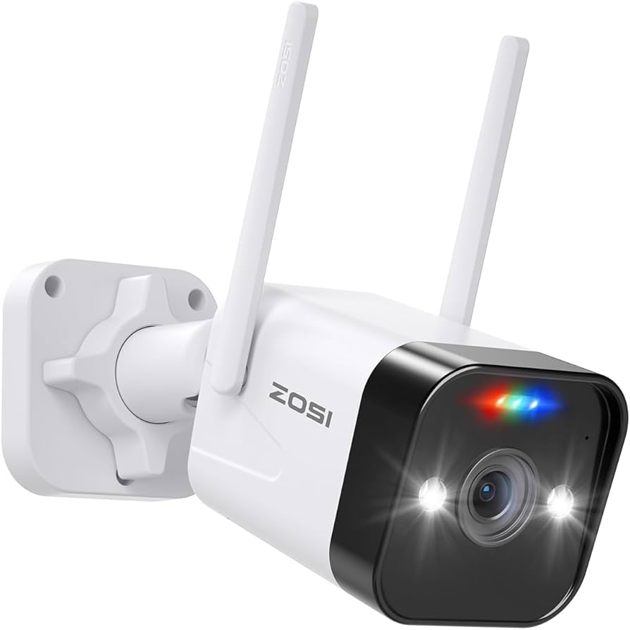 Amazon.com : ZOSI Outdoor Security Camera,4MP Plug-in WiFi Cam