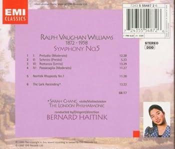 Sarah Chang, Ralph Vaughan Williams, Bernard Haitink, London