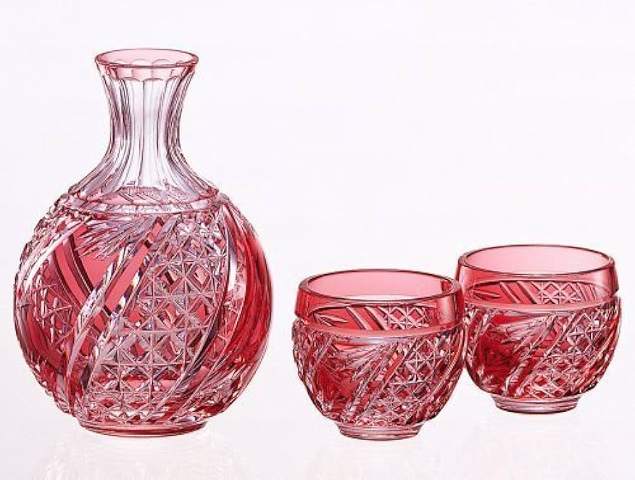 定価86350円？未使用☆カガミクリスタル 酒器揃（切子 江戸切子 薩摩