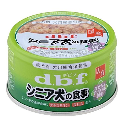 Amazon.co.jp: デビフ缶 シニア犬の食事 ささみ＆すりおろし野菜 85g