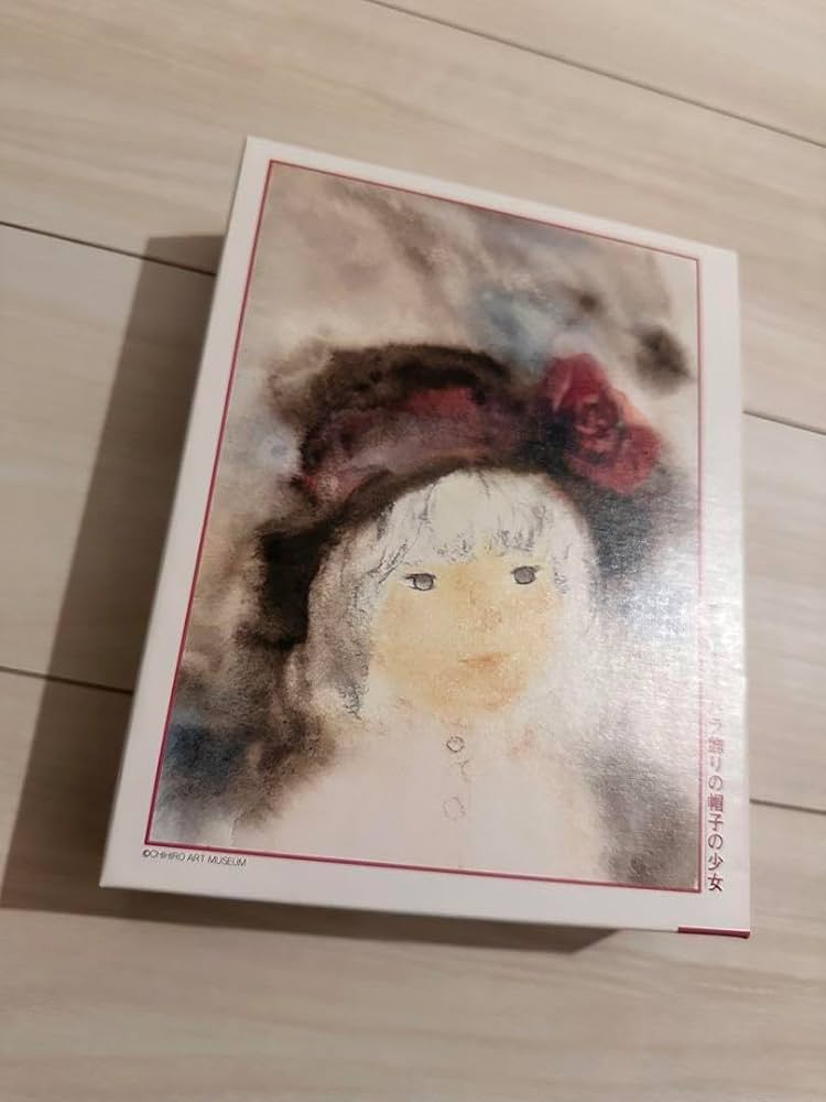 未使用いわさきちひろ ジグソーパズル500ピース はなぐるまバラ飾りの