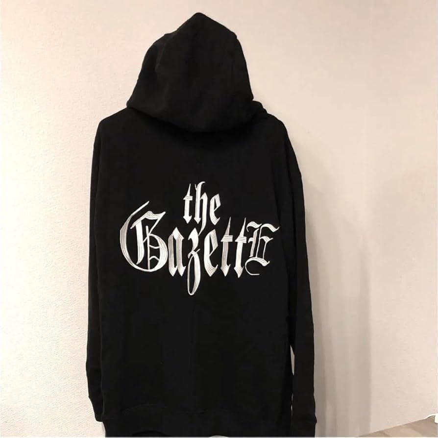 Amazon.co.jp: ガゼット the GazettE パーカー 初期 ロゴ刺繍