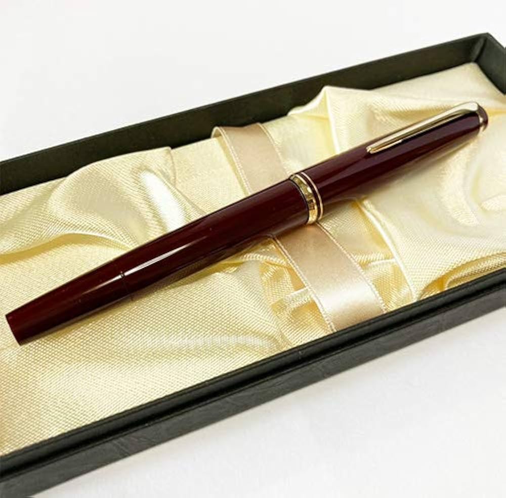 Amazon | ☆貴重 アンティーク万年筆 赤軸 1960's！NO.22 ピストン式