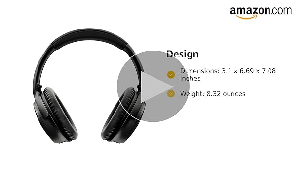 Amazon.com: Bose QuietComfort 35 (Series I) Wireless Headphones