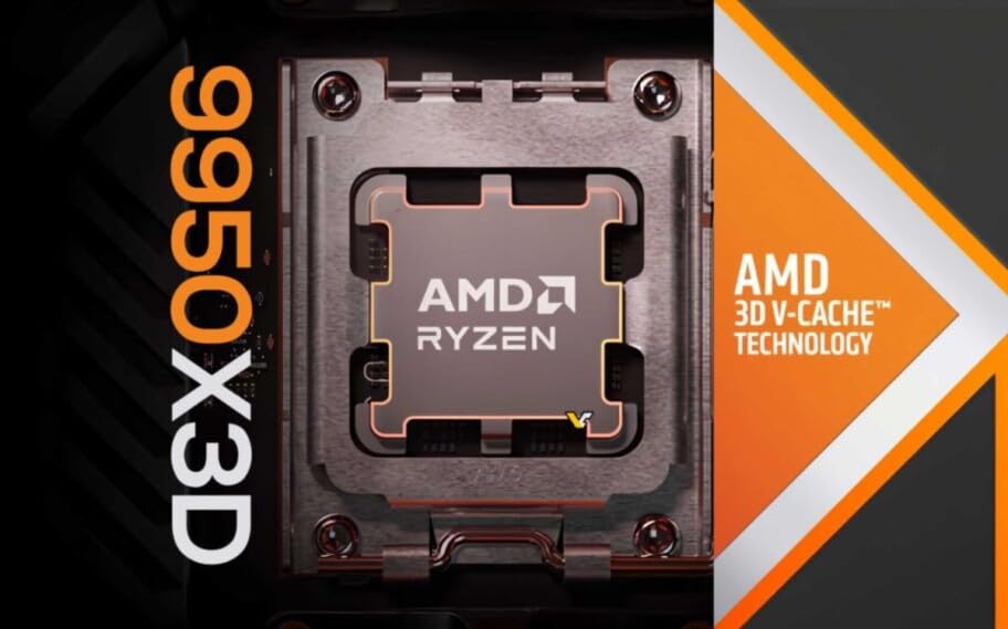 Amazon.com: AMD 9 9950X3D Desktop Processor: 16 Cores, 32 Threads