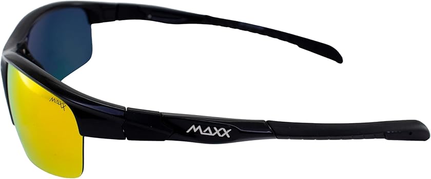 Maxx Switchback Sport Golf Motorcycle Riding Sunglasses Black with