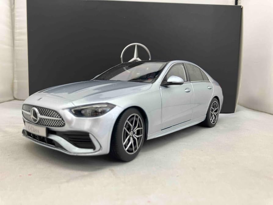 Amazon | ミニカー 1/18 メルセデスベンツ Cクラス ハイテックシルバー