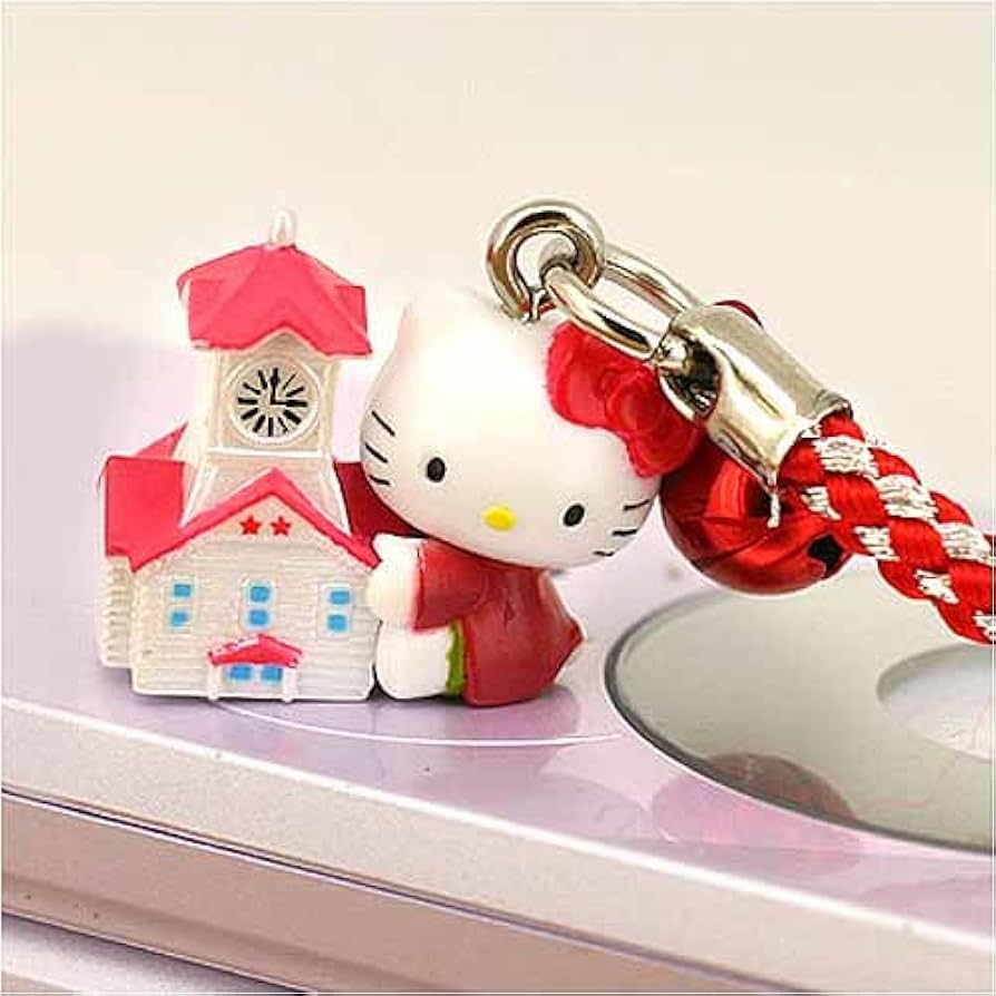 Amazon | (ご当地キティ)北海道限定札幌時計台キティ根付 | あすなろ舎