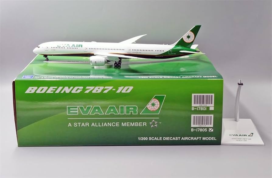 Amazon.com: ACE HOBBY JC Wings for EVA Air for Boeing B787-10 B