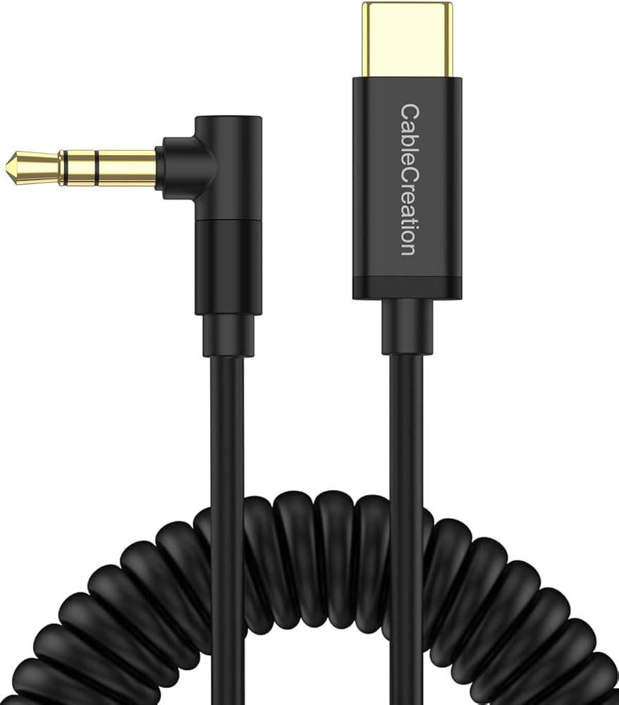 Amazon.com: CableCreation 3.5mm to USB C Microphone Cable (0.65ft