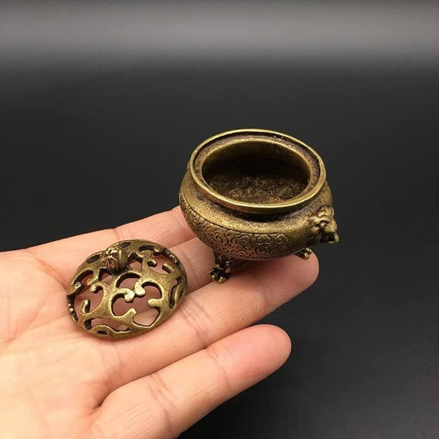 Amazon｜ミニ香炉 ライオン 様 線香立て ミニ線香 お香立て 禅 仏壇