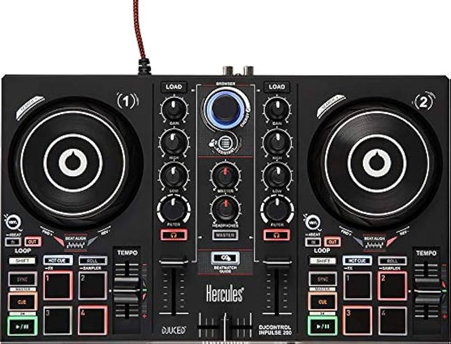 Amazon.com: Hercules DJControl Inpulse 200 – DJ controller with