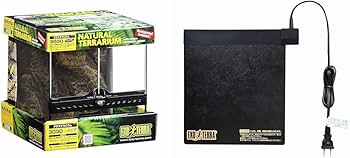 Exo terra 大きめ飼育ケージ 蛍光灯2灯付き ヒーターセット Amazon