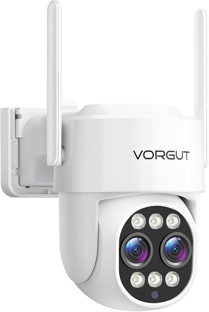 Amazon.co.jp: VORGUT 防犯カメラ 屋外自動追尾 PTZ首振り2.4GHz&5GHz