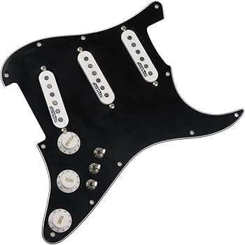 Amazon | エレキギターのピックガードピックアップ STシングルコイル