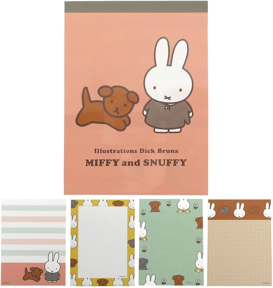 Amazon.co.jp: スクエア ミッフィー メモパッド ピンク ディック