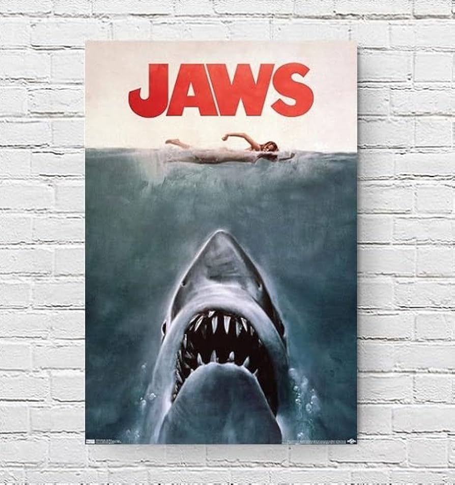 Amazon.co.jp: 映画ポスター ジョーズ JAWS 24×36インチ (61×91.5cm