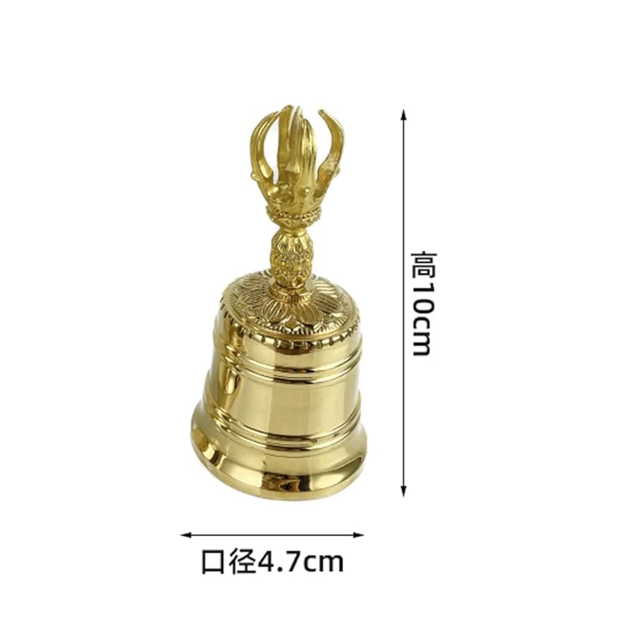 修縁堂】五鈷金剛鈴 法器 仏具 鬼面の鈴 鐘 金剛杵