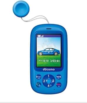 Amazon.co.jp: docomo Fujitsu F-03J Kids Mobile Phone [Blue] White