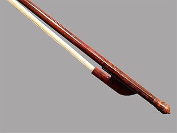 調整済】オールドバイオリン弓 4/4 オープンフロッグ 黒茶馬毛 調整済