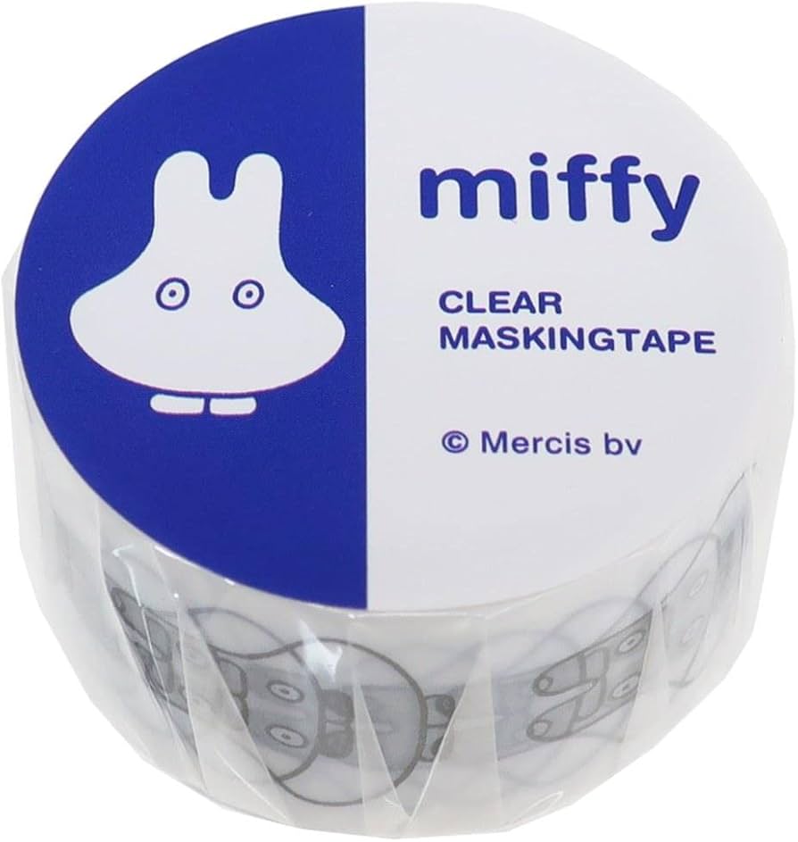 Amazon.co.jp: ミッフィー[マスキングテープ]クリア 20mm マステ/obake