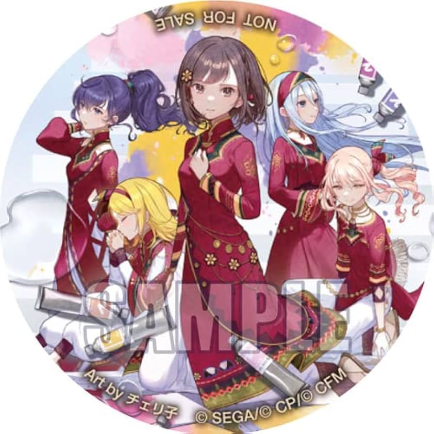 缶バッジ 赤い熊さん Ave Mujica KiLLKiSS バンドリ Ave mujica CD