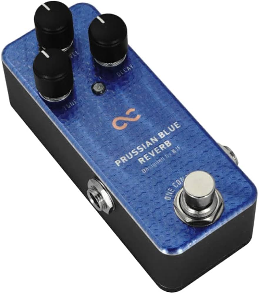 Amazon.com: One Control Prussian Blue Reverb Effects Pedal