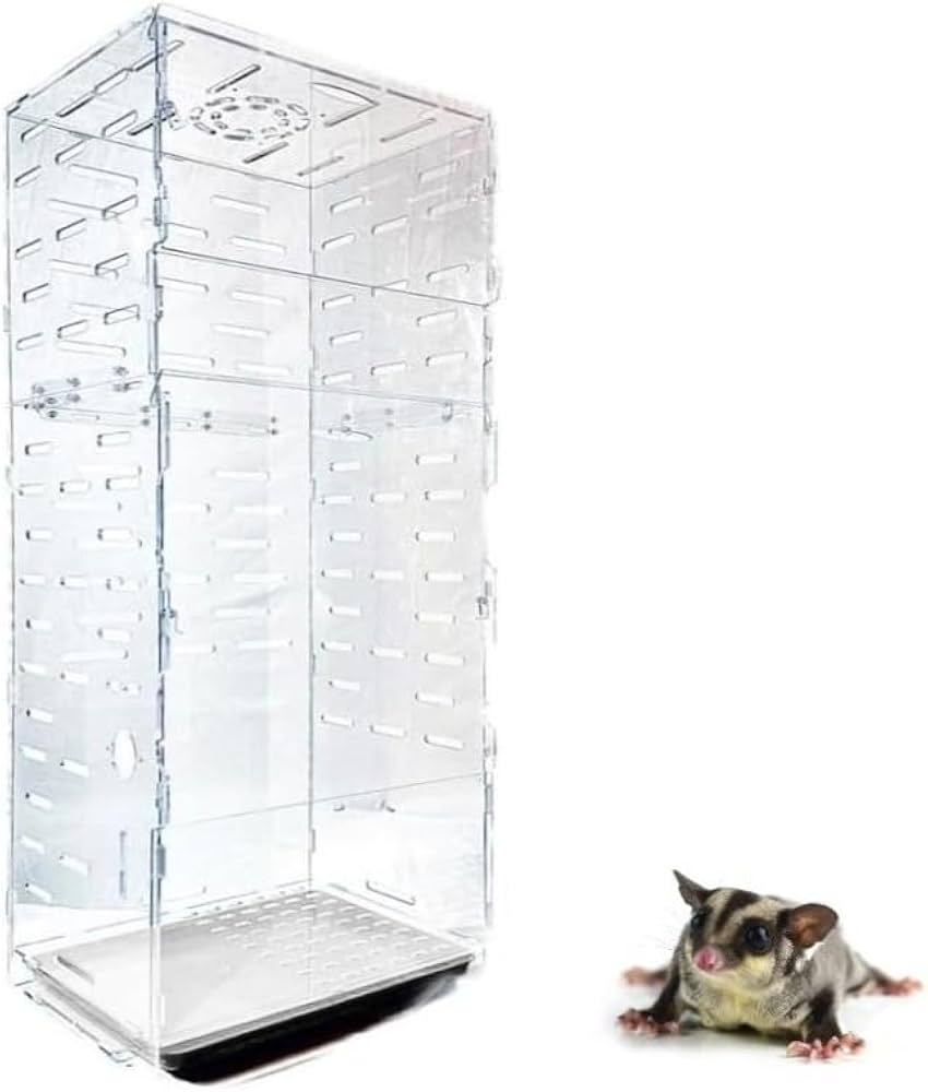 アクリルケージ 360度 小動物 鳥 モモンガ バードケージ アクリル