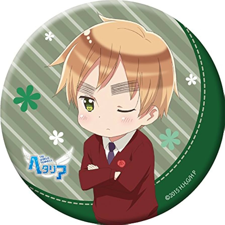 ヘタリア ぷくっとバッジ イギリス ヘタリア Axis Powers ぷくっと