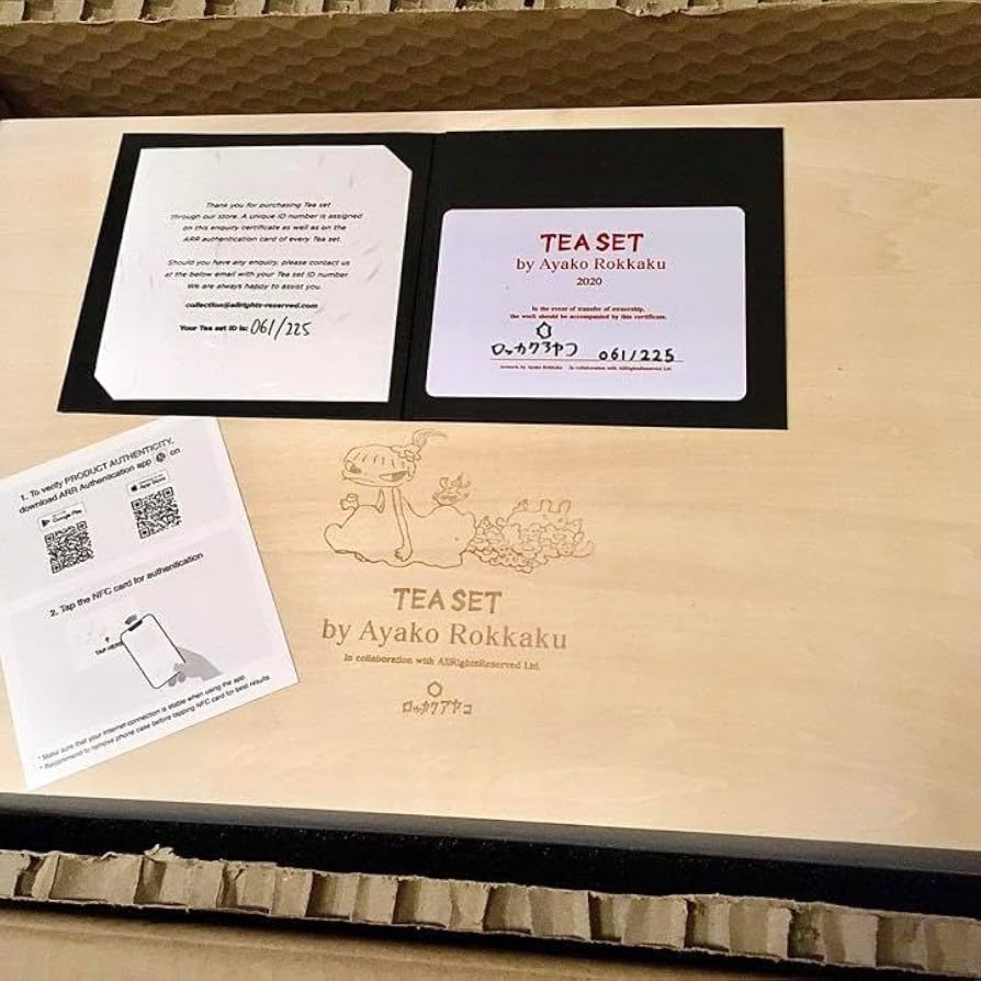 ロッカクアヤコ AYAKO ROKKAKU Tea set ED225